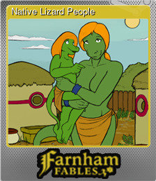 Series 1 - Card 5 of 5 - Native Lizard People