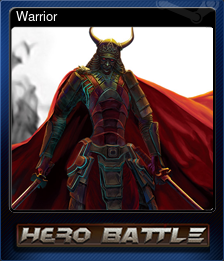 Series 1 - Card 5 of 7 - Warrior