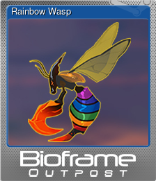 Series 1 - Card 2 of 8 - Rainbow Wasp