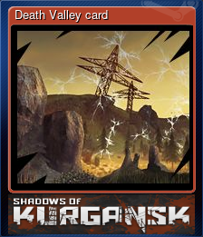 Series 1 - Card 5 of 5 - Death Valley card