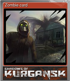 Series 1 - Card 3 of 5 - Zombie card