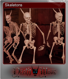 Series 1 - Card 5 of 5 - Skeletons