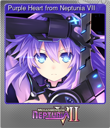 Series 1 - Card 5 of 7 - Purple Heart from Neptunia VII