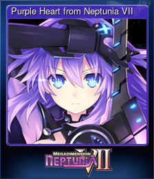 Series 1 - Card 5 of 7 - Purple Heart from Neptunia VII