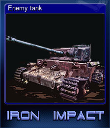 Series 1 - Card 3 of 5 - Enemy tank