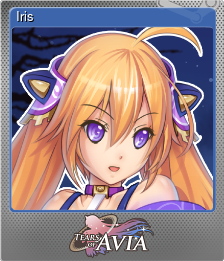 Series 1 - Card 2 of 8 - Iris