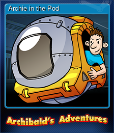Series 1 - Card 1 of 5 - Archie in the Pod