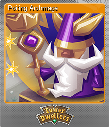 Series 1 - Card 1 of 6 - Poiting Archmage