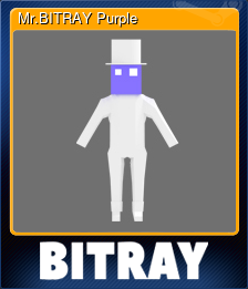 Series 1 - Card 5 of 5 - Mr.BITRAY Purple