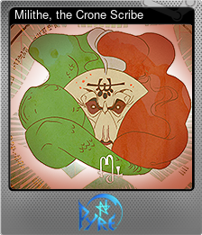 Series 1 - Card 5 of 8 - Milithe, the Crone Scribe