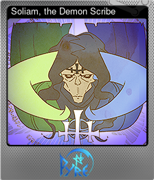 Series 1 - Card 1 of 8 - Soliam, the Demon Scribe