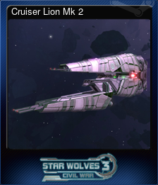 Series 1 - Card 3 of 10 - Cruiser Lion Mk 2