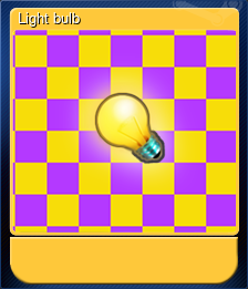 Series 1 - Card 2 of 8 - Light bulb