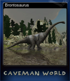Series 1 - Card 5 of 5 - Brontosaurus