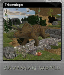 Series 1 - Card 3 of 5 - Triceratops