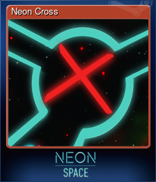 Series 1 - Card 4 of 6 - Neon Cross