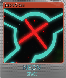 Series 1 - Card 4 of 6 - Neon Cross