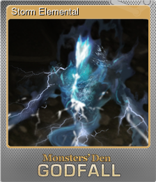 Series 1 - Card 2 of 5 - Storm Elemental