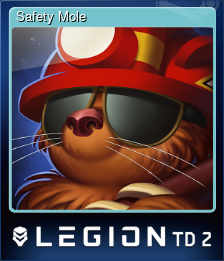 Series 1 - Card 10 of 15 - Safety Mole