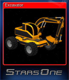 Series 1 - Card 6 of 6 - Excavator