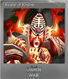 Series 1 - Card 6 of 8 - Avatar of Khaine