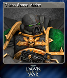 Series 1 - Card 2 of 8 - Chaos Space Marine