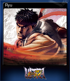 Series 1 - Card 9 of 10 - Ryu