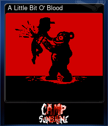 Series 1 - Card 2 of 5 - A Little Bit O' Blood