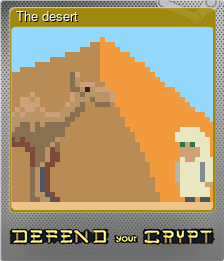 Series 1 - Card 2 of 6 - The desert