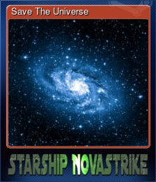 Series 1 - Card 5 of 5 - Save The Universe