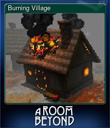 Series 1 - Card 2 of 7 - Burning Village