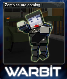 Series 1 - Card 2 of 6 - Zombies are coming !