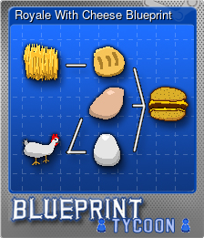 Series 1 - Card 13 of 15 - Royale With Cheese Blueprint