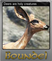 Series 1 - Card 2 of 6 - Deers are holy creatures