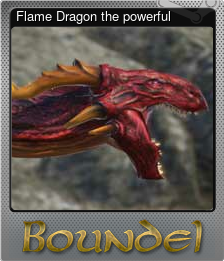 Series 1 - Card 3 of 6 - Flame Dragon the powerful