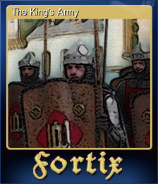 Series 1 - Card 5 of 5 - The King's Army