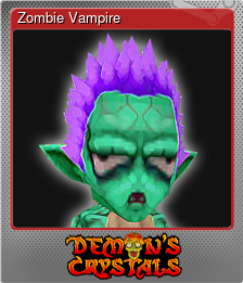 Series 1 - Card 9 of 10 - Zombie Vampire