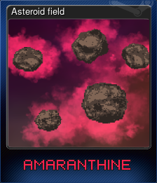 Series 1 - Card 2 of 5 - Asteroid field