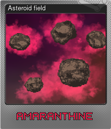 Series 1 - Card 2 of 5 - Asteroid field