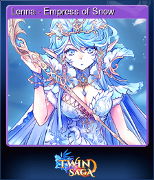 Series 1 - Card 6 of 9 - Lenna - Empress of Snow