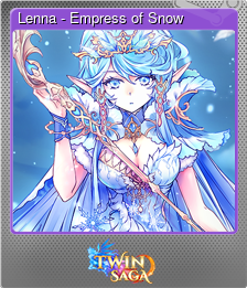 Series 1 - Card 6 of 9 - Lenna - Empress of Snow