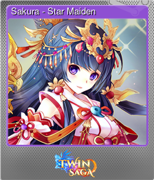 Series 1 - Card 7 of 9 - Sakura - Star Maiden