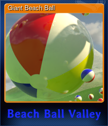 Series 1 - Card 5 of 5 - Giant Beach Ball