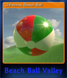 Christmas Beach Ball