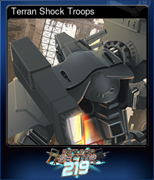 Series 1 - Card 5 of 13 - Terran Shock Troops