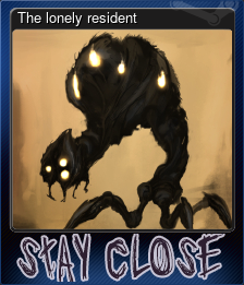 Series 1 - Card 6 of 6 - The lonely resident