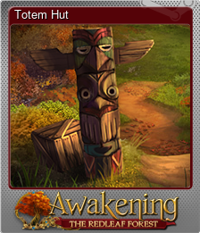Series 1 - Card 4 of 7 - Totem Hut