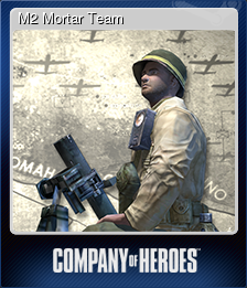 Series 1 - Card 3 of 8 - M2 Mortar Team