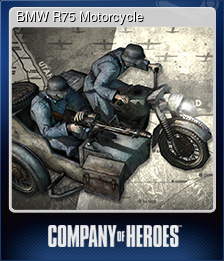 Series 1 - Card 5 of 8 - BMW R75 Motorcycle