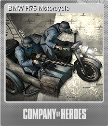 Series 1 - Card 5 of 8 - BMW R75 Motorcycle